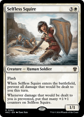 Escudeira Altruísta / Selfless Squire - Magic: The Gathering - MoxLand